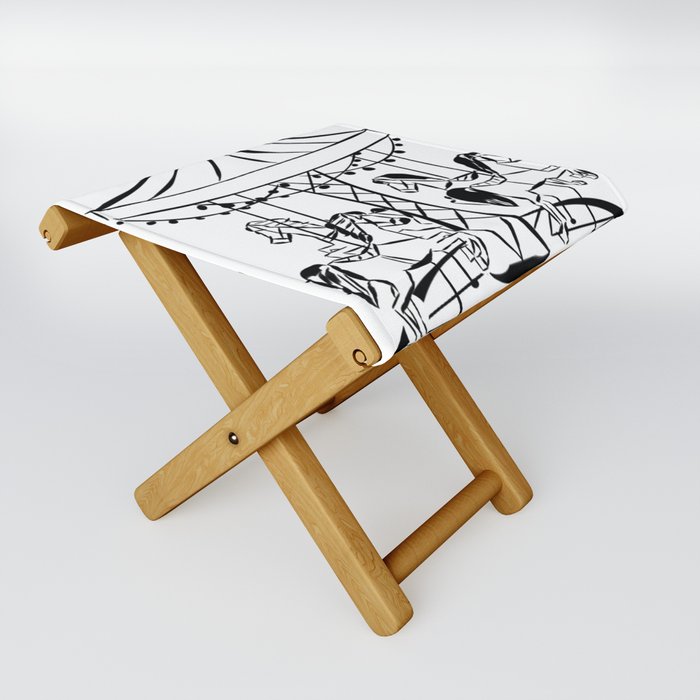 Merry Go Round Folding Stool