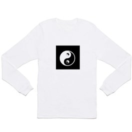 Ying yang the symbol of harmony and balance- good and evil Long Sleeve T-shirt