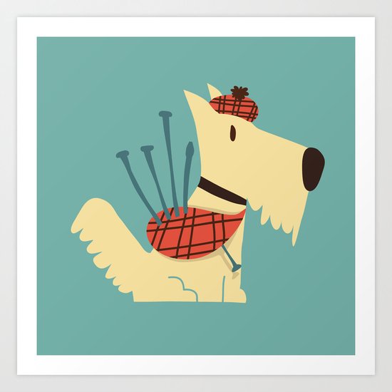 Scottish Terrier - My Pet Art Print