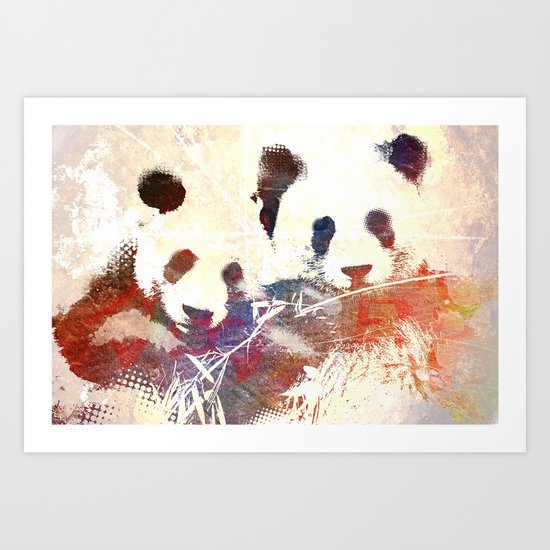 A.melanoleuca Art Print