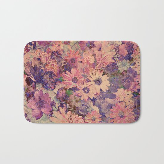 Floral Flood Bath Mat