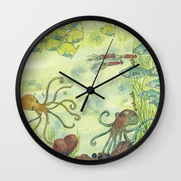 Sea Creatures Wall Clock