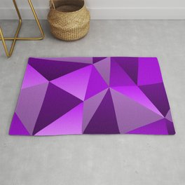 Diamond violet ruby - lavander purple Rug
