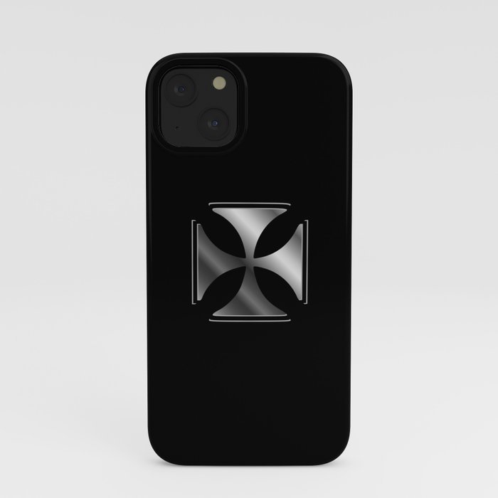 Glowing Cross Pattee symbol (Christianity) iPhone Case