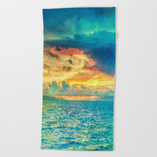 Summer vibes Beach Towel