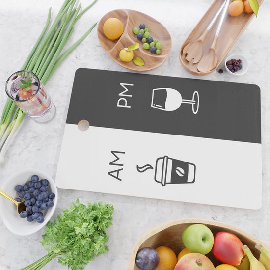 Am Pm Kitchen Poster Coffee Wine Decor Home Decor Wall