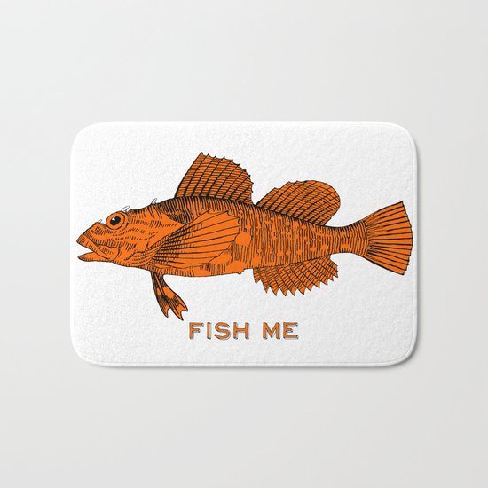 Fish Me Bath Mat