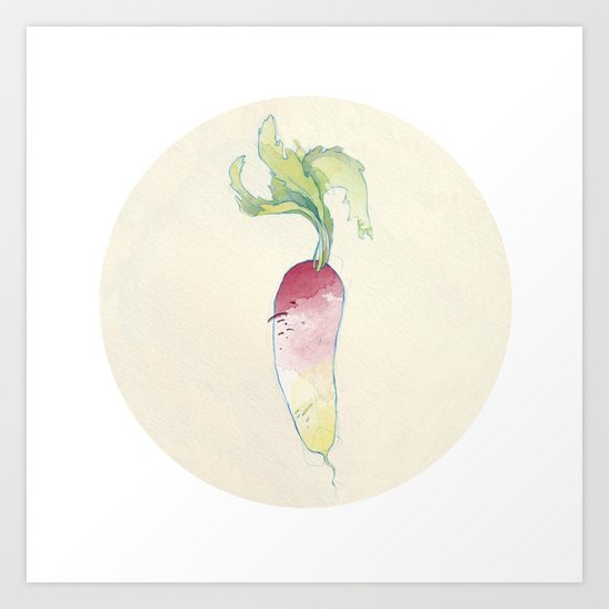 Turnip Art Print