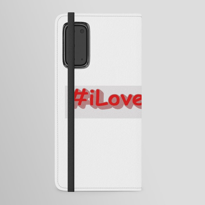 "#iLoveEurope" Cute Design. Buy Now Android Wallet Case