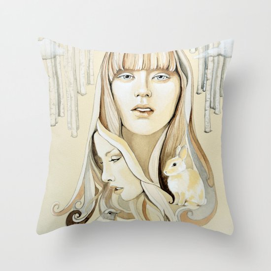 A Familiar Journey Throw Pillow