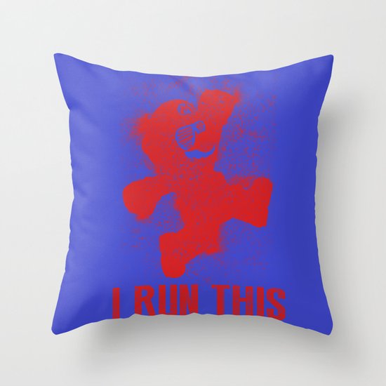 Mario Boss Throw Pillow