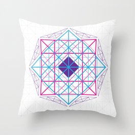 Geometric Mandalas Throw Pillow