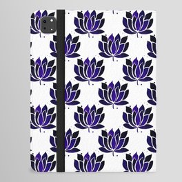 Purple Lotus iPad Folio Case