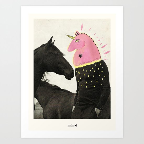 goodbye horses Art Print