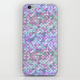 Colorful Mermaid Pattern Glamorous iPhone Skin