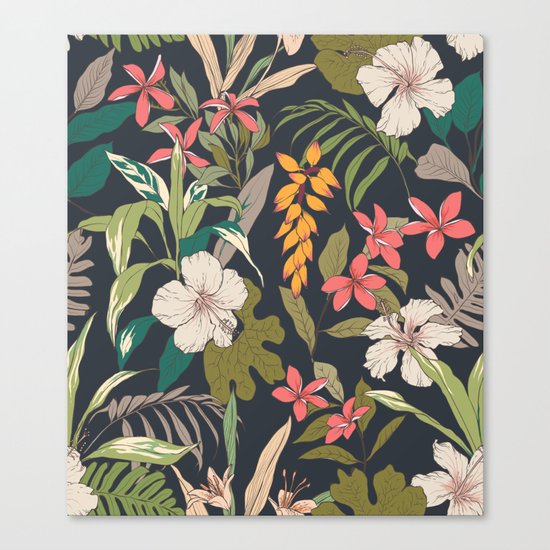tropical flower Canvas Print