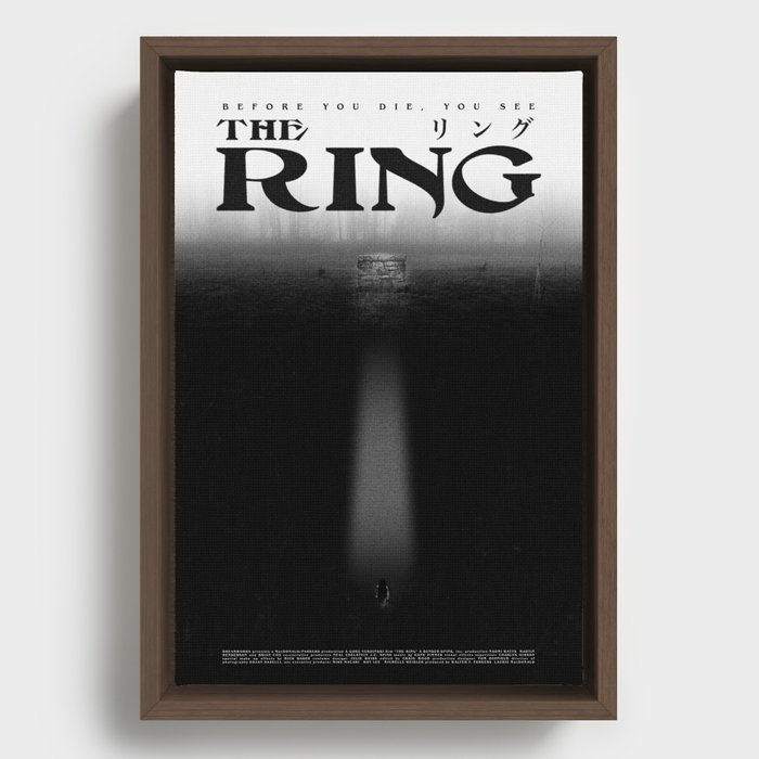 The Ring Framed Canvas