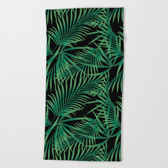 Tropical pattern. Beach Towel