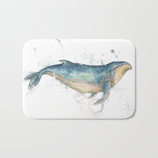 Blue Whale Bath Mat