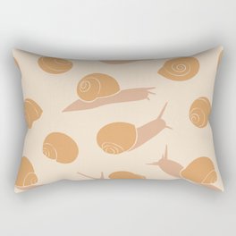 Retro Snail Pattern Rectangular Pillow