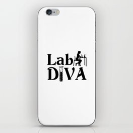 Lab Tech Lab Diva Chemist Laboratory Technician iPhone Skin