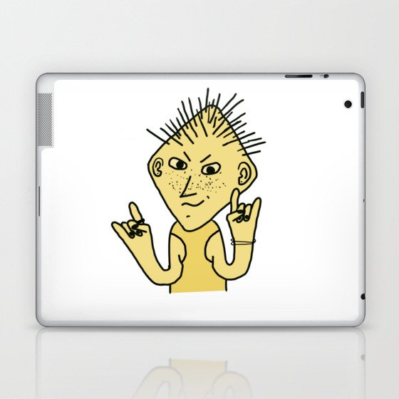 Rock and Roll Dude Laptop & iPad Skin