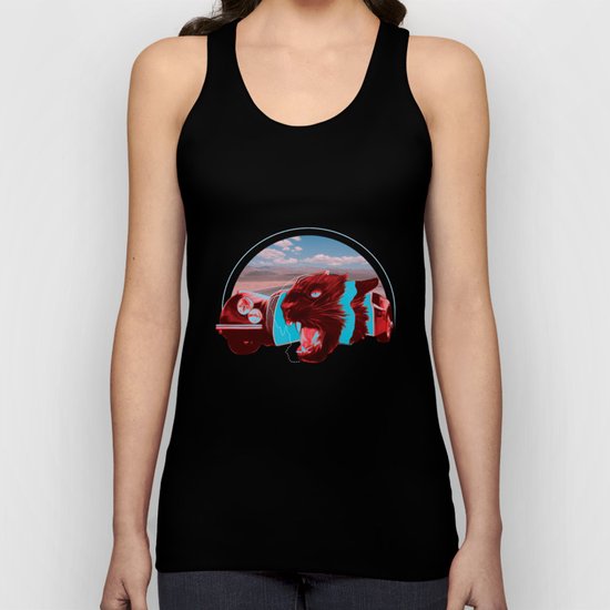 Jaguar Cross Section Unisex Tank Top