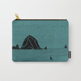 Haystack Humpback on turquoise  Carry-All Pouch
