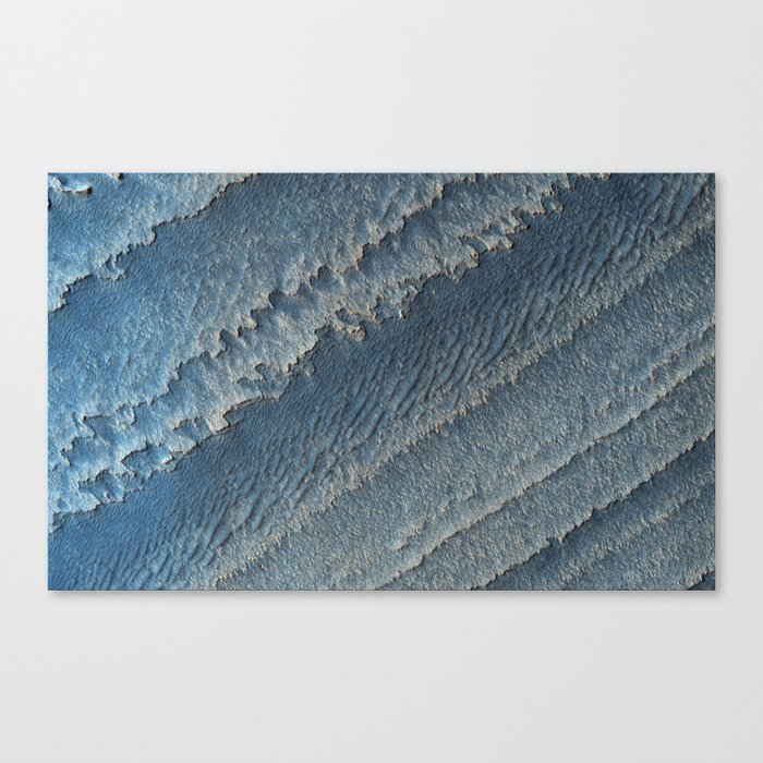 martian-made crater ripples | space 015 Canvas Print