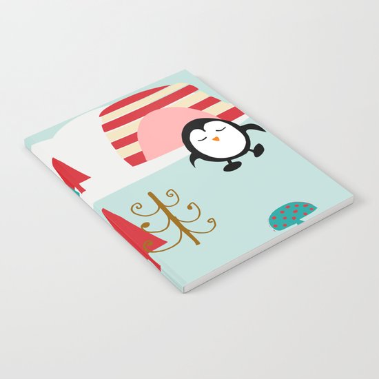 Oriana Penguin blue Notebook