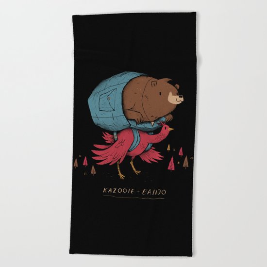 kazooie banjo Beach Towel