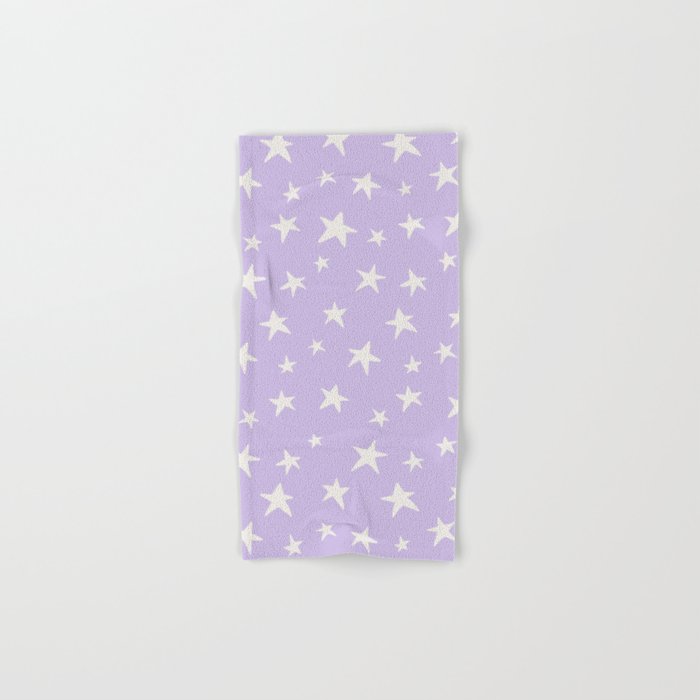 Stars Lavender Hand & Bath Towel