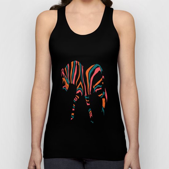 zebra animals Unisex Tank Top