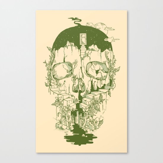 Inside My Head Canvas Print