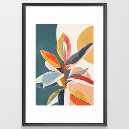 Colorful Branching Out 01 Framed Art Print