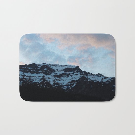 Sunset Mountains Bath Mat