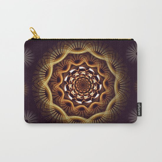 Golden curves and tribal patterns Carry-All Pouch
