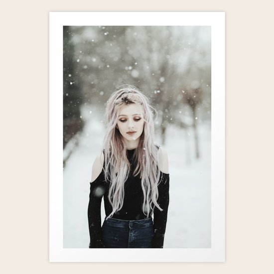 Snowing Art Print