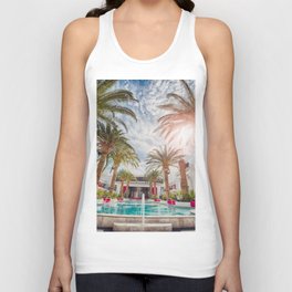Beautiful tree palms Unisex Tank Top