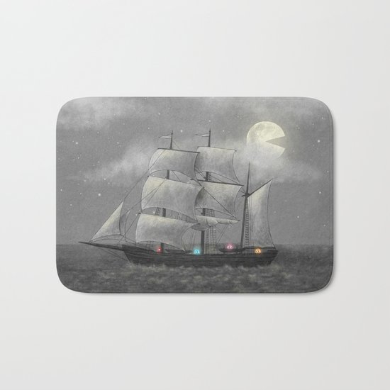 Ghost Ship Bath Mat