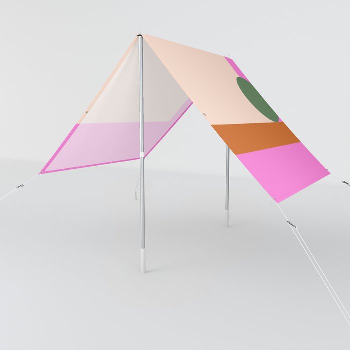 Shapes 24 | Pink and Green Sun Shade