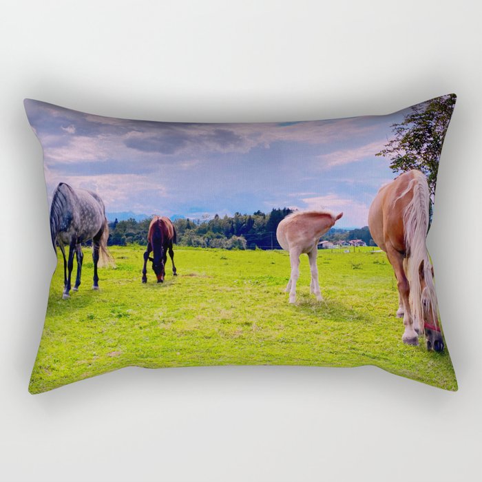 Pferd Rectangular Pillow