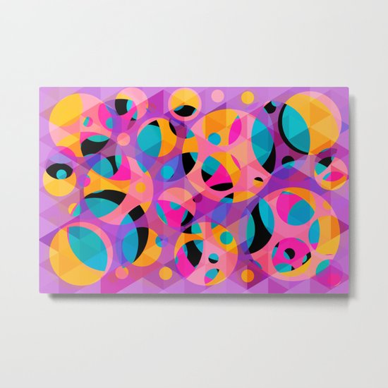 geometric Metal Print