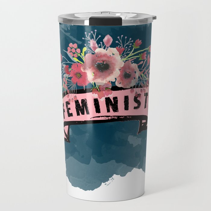 Feminist Banner Travel Mug