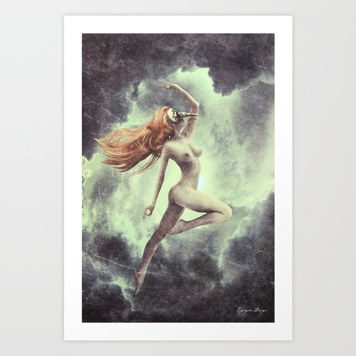 The Muse and the Tempest Art Print