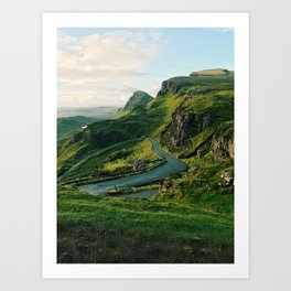 The Quiraing in Isle of Skye, Scotland Art Print