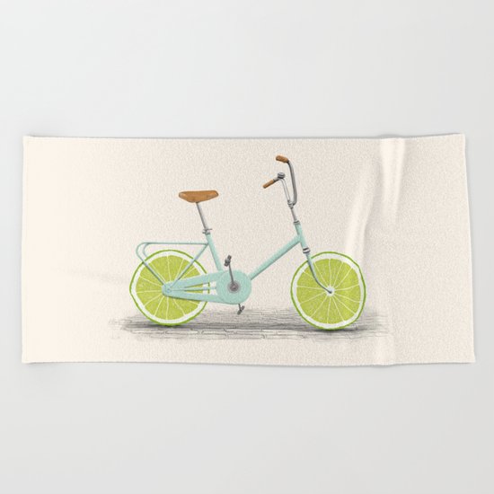 Acid (Blue) Beach Towel