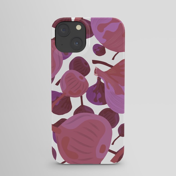Abstract Purple Garlic Pattern iPhone Case