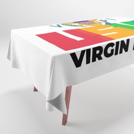 US Virgin Islands Flag USVI Caribbean Tablecloth