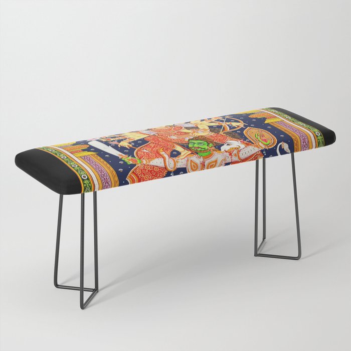Hindu Durga 6 Bench by Guy Blank Society6